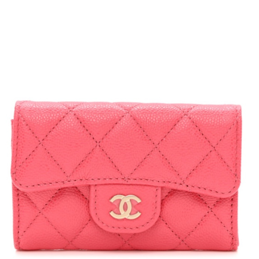 CC Caviar Pink Wallet